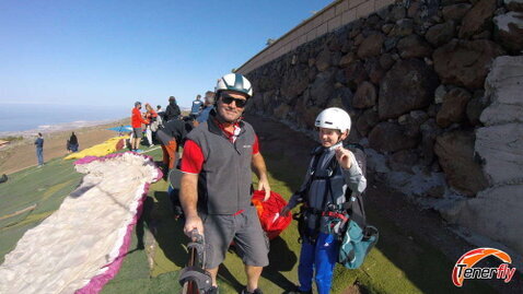 Centro de entrenamiento escuela de parapente